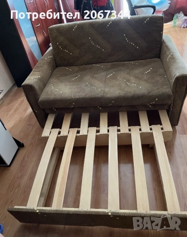 Разтегателен диван двойка, снимка 4 - Дивани и мека мебел - 53761863