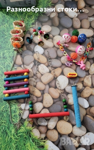 ​🦜Комплект Играчки и Аксесоари за Птици! 🌈