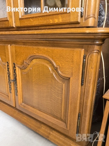 Ъглова витрина Антик , снимка 10 - Секции и витрини - 53611495