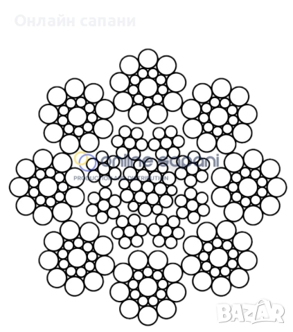 Носещи въжета за асансьор и въжета за скоростен ограничител за асансьор