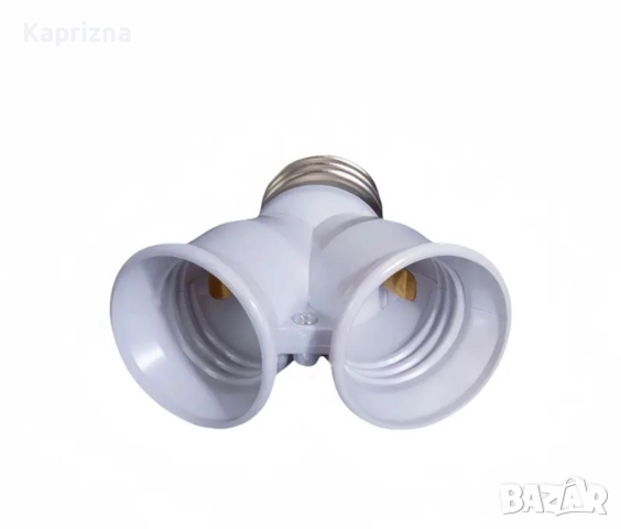 E27 двойна фасунга за крушка две крушки, снимка 2 - Крушки - 30901973