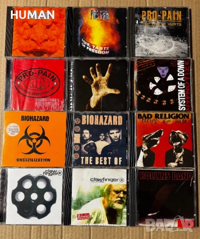 Pro-Pain - Clawfinger - Biohazard - SOAD - Bad Religion 
