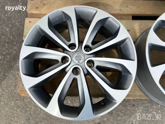 5x114.3 18 Джанти Nissan Qashqai Juke 5х114.3 Нисан Кашкай Джук ЕТ 40 J 6.5 Централен отвор 66.1, снимка 3 - Аксесоари и консумативи - 49641095