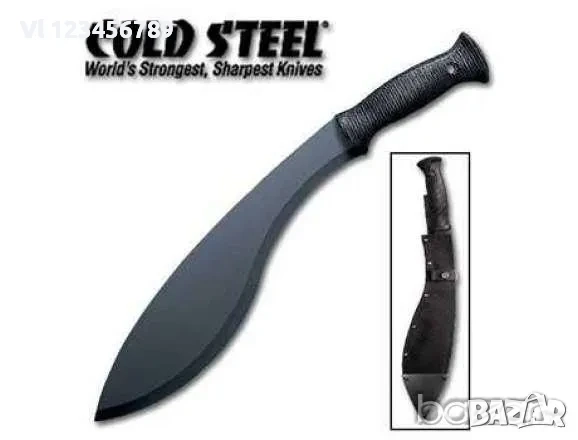 Мачете-кукри Cold Steel черно 300х440 мм