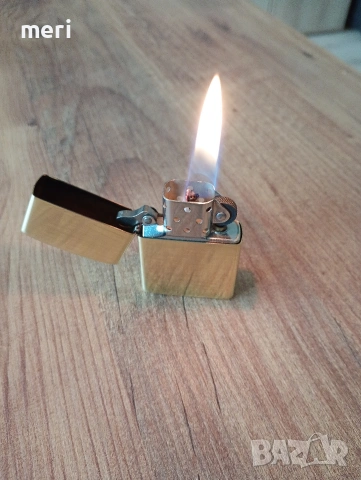 zippo original E 19 brass , снимка 5 - Подаръци за мъже - 53909537