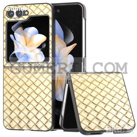 Samsung Galaxy Z Flip 6 Кожен Предпазен Гръб