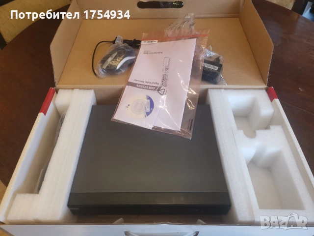 DVR Hikvision DS-7604HI-ST/A хибриден двр за аналогови и IP камери, снимка 3 - Други - 53900289