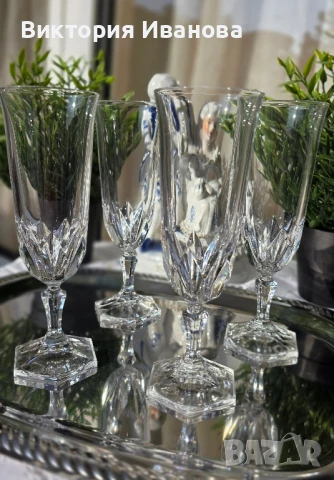 кристални чаши, снимка 7 - Други ценни предмети - 50602460