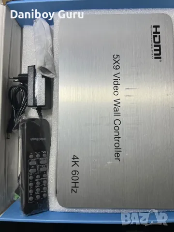 4K@60Hz 3х3 HDMI контролер за видео стена, с функция pip и multiviewer, Video Wall Controller, снимка 17 - Плейъри, домашно кино, прожектори - 49744474