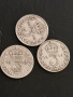 Сребърни монети,3 пенса 1917,1918 и 1919 год, сребро, тегло по 1.41 гр, проба 925/1000, снимка 1