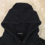 Chiemsee Hoodie XXL органичен памук, като ново, черен с тюркоазен принт, снимка 6