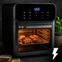 Еър фрайър и фурна 2-в-1 , XXL Капацитет 12L, 1350W, 10 Програми, LED Тъч дисплей, снимка 10