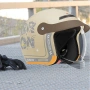 Каска за Мотор/Скутер/АТВ/Тротинетка Бежаво/Сиво, снимка 4