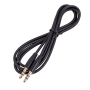 Кабел AUX Maxlife мъжко 3.5 мм - мъжко 3.5 мм, 1м, Черен , снимка 3