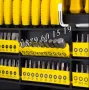 Комплект отвертки и битове 100 части, снимка 2