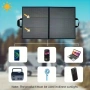 Сгъваем Соларен Панел 100W (Peak) Монокристален USB-C (DC/Type-C/MC4), снимка 4