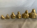 малки месингови фигурки смеещия се буда, снимка 4