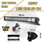НОВ МОДЕЛ 50 cm 180W 12D ULTRASLIM LED BAR в комплект с окабеляване, снимка 1