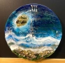 Уникален часовник от епоксидна смола. Морско настроение, снимка 6