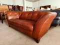Асиметричен диван от естествена кожа , снимка 3