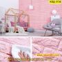 Имитиращи тухли от пяна розови 3D тапети - размер 77х70см 5мм - КОД 3738, снимка 13