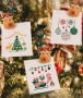 Шаблон стенсил 13х13 см Коледна серия - различни видове, снимка 2