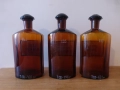 Големи аптекарски шишета 24 см 3 бр, снимка 5