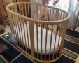 Бебешко легло трансформиращо от масивна дървесина , снимка 3