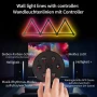 Интелигентни WiFi стенни лампи elice, пакет от 6, синхронизиране на музика, многоцветни НОВА, снимка 2
