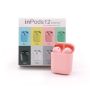 Безжични слушалки Inpods i12 TWS с цветен дизайн и управление чрез докосване