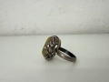 Сребърен пръстен стил - Ар Нуво. №7581, снимка 3