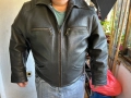 Кожено яке от телешки бокс , снимка 7