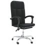 vidaXL Наклоняем офис стол, черен, изкуствена кожа(SKU:349653, снимка 1 - Столове - 45910152