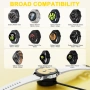 2 броя Зарядно за Samsung Galaxy Watch – USB-C, магнитно, снимка 6