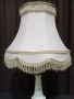 Много голяма старинна лампа с красив абажур, снимка 4