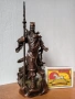 Метална статуетка древен пълководец, снимка 6