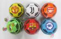 Футболна топка с отбори - Барса, Манчестер, Реал Мадрид, Арсенал, Ювентус, Черси