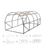 Здрава конструкция за оранжерия - поцинковани тръби и лесен монтаж, снимка 11