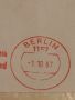 Стар пощенски плик с печати 1987г. Берлин Германия за КОЛЕКЦИЯ ДЕКОРАЦИЯ 46021, снимка 3