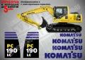 KOMATSU PC 500 LC стикери надписи, снимка 16