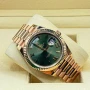 Rolex Day Date President Gold Green Roman Dial , снимка 1