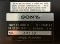 Sony TC 204 SD Касетен Дек, снимка 7