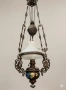 Антикварен висящ полилей (тип Газена лампа), снимка 1