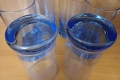 6 големи чаши синьо стъкло, снимка 5