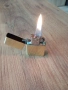 zippo original E 19 brass , снимка 5