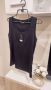 ЛОТ 5 дамски черни топа черна блуза с мрежа риза с пайети потник кроп топ с гол гръб Amisu , снимка 3