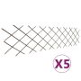 vidaXL Върбови огради хармоника, 5 бр, 180x60 см（SKU:146072, снимка 1