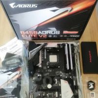 Продавам дъно gigabyte aorus elite b450, снимка 1 - Дънни платки - 45252175