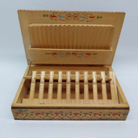 Стара българска дървена кутия за цигари, снимка 3 - Антикварни и старинни предмети - 44984325