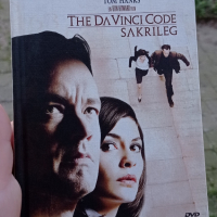 The Da Vinci code с Том Ханкс DVD луксозно издание без бг субс , снимка 1 - DVD филми - 45020949